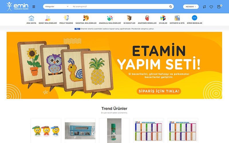 Emin Teknoloji ve Tasarım ekran görüntüsü