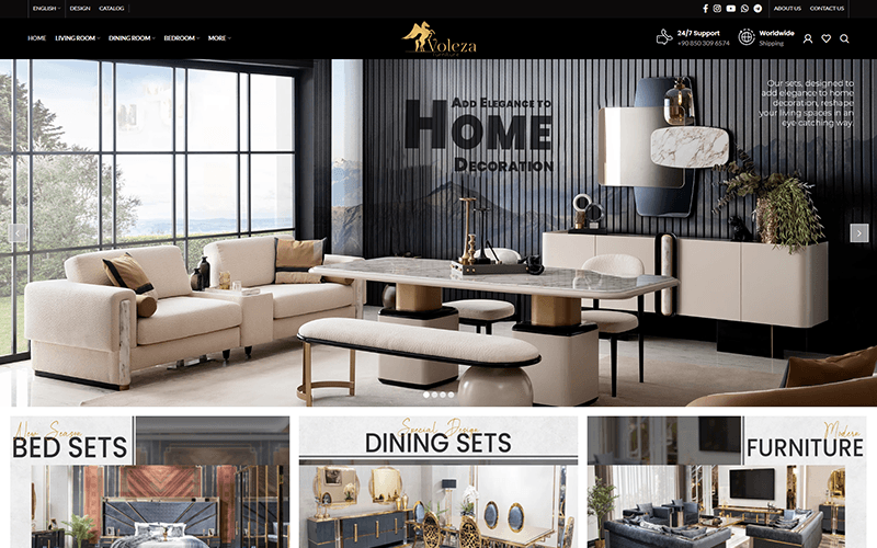 Voleza Furniture ekran görüntüsü